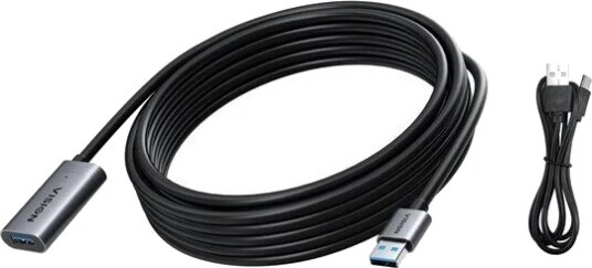 Vision - Usb-Forlengelseskabel - Usb-Type A (Hunn) Til Usb-Type A (Hann) - Usb 3.0 - 5 M - Svart