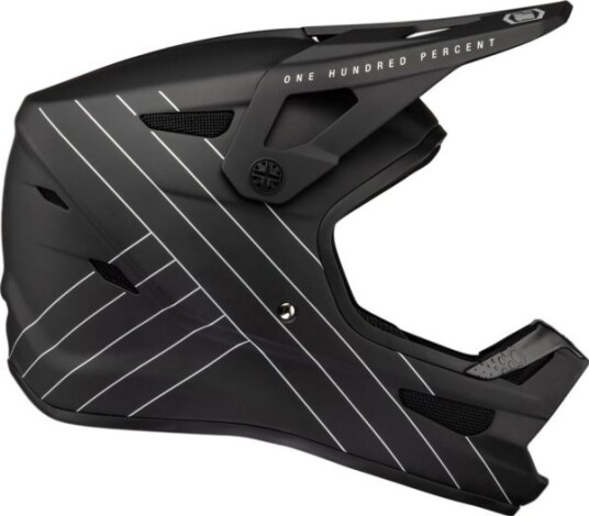 100% Full Face Helmet Status Dh/Bmx Essential Black S. Xl (61-62 Cm)