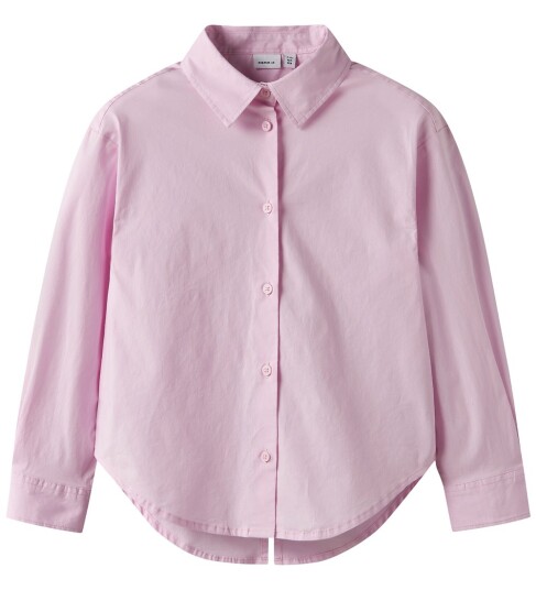 Name It Nkfbinette Ls Rlx Shirt Pink 122 128