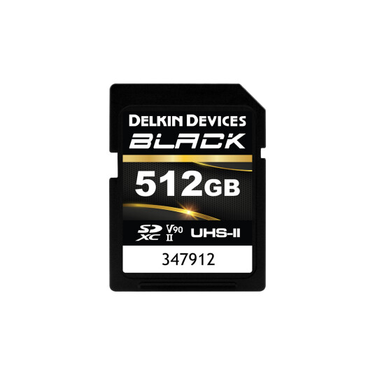 Delkin SD Black Rugged 512 GB R300/W250 UHS II (V90)