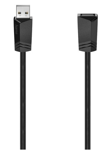 Hama USB Forlengelseskabel 480 Mbit/s 5,0m Svart Hama USB Forlengelseskabel 480 Mbit/s 5,0m Svart