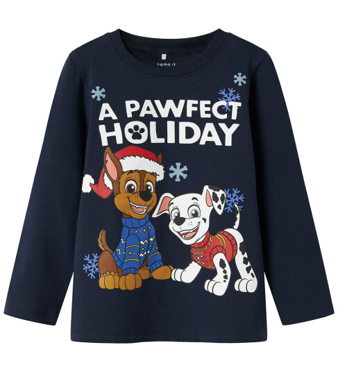 Name It Navy Blazer Nmmstellan Paw Ls Top Cplg 92