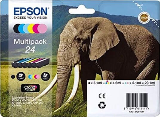 Epson blekkpatron Claria Photo HD 24 (multipack) Epson blekkpatron Claria Photo HD 24 (multipack)