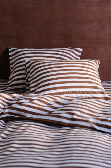Jotex Putevar 2pk 50x60 Cm Mørk brun/hvit KAYO 17334612205