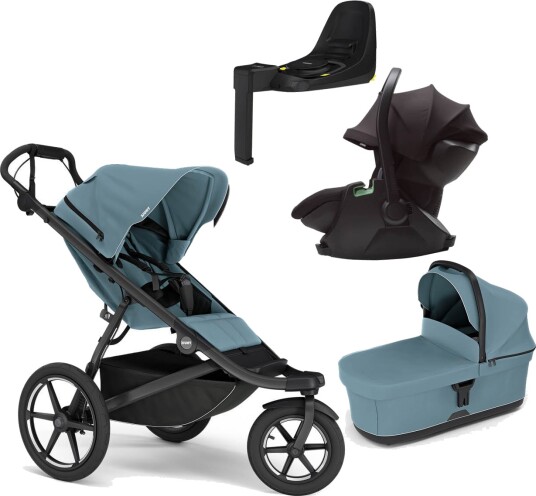 Thule Vognpakke Urban Glide 3 Mid Blue Inkl. Maple Black + Base Alfi