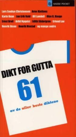 Kagge Forlag Dikt for gutta, Veldig pen bok / som ny