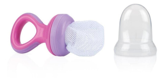 Nûby Fruit Nibbler med Håndtak Rosa