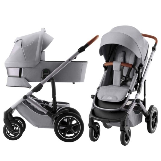 Komplett Barnevogn Britax Smile 5Z Frost Grey + Liggedel
