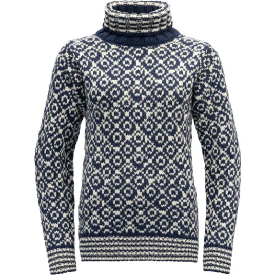 Devold Unisex Svalbard Sweater High Neck XL , Night