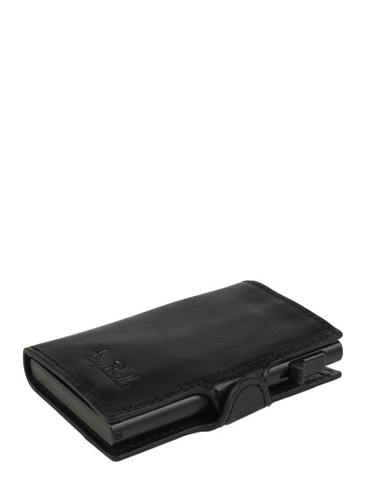 Tony Perotti Furbo Cardholder W/ Banknote Pocket - Black - ONE SIZE