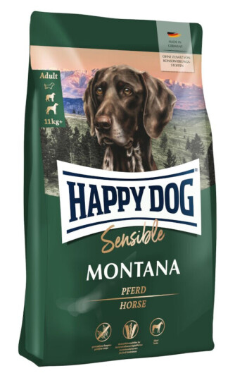 Happy Dog Supreme Montana Tørrfôr 4 kg - Kornfritt & Glutenfritt med Hest