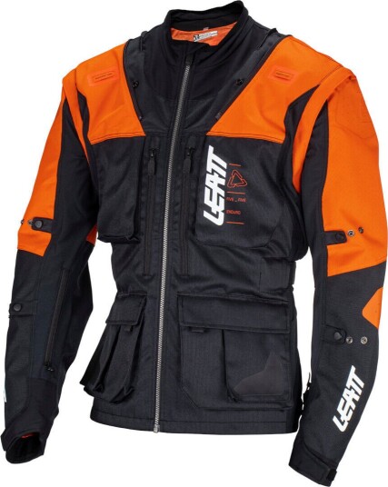 Leatt 5.5 Enduro 2023 Motocross jakke M Svart Oransje Leatt 5.5 Enduro 2023 Motocross jakke M Svart Oransje