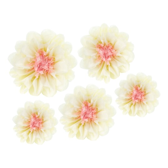 PartyDeco Papirblomster Dekorasjon