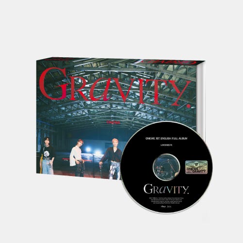 Onewe Gravity Incl. 60pg Photobook, Lyrics Poster, Bookmark, Big Photocard, Clear Postcard, Sticker, Fol CD Onewe Gravity Incl. 60pg Photobook, Lyrics Poster, Bookmark, Big Photocard, Clear Postcard, Sticker, Fol CD
