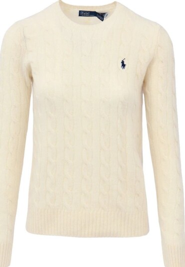 Polo Ralph Lauren Dame Strikkevarer Beige M,