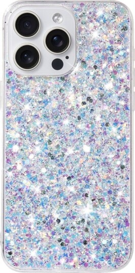 Trolsk Mobildeksel Glitrende (iPhone 15 Pro) Sølv