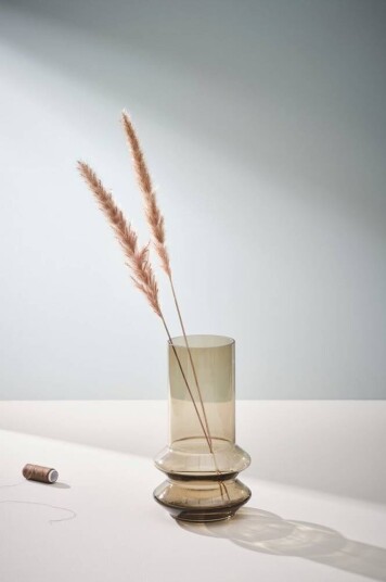 Jotex HAZE glassvase - høyde 24 cm Kaffebrun 1704276-02-0 1630394-01-0