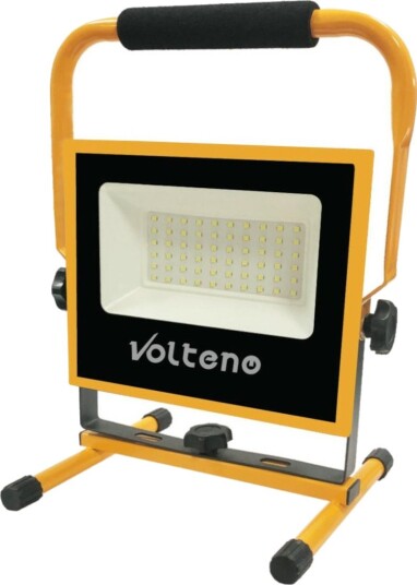 Volteno LED Lyskaster, oppladbar 30W, 6400K, IP65