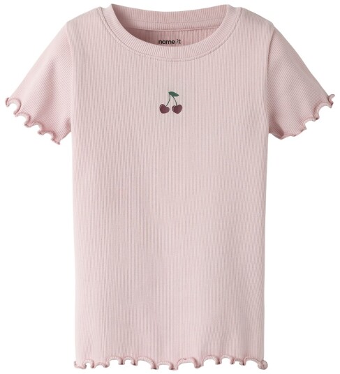 Name It Genser Rib Slim NmfFrederika Violet Ice Name It 6 år 116 Genser Rosa