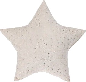 Home Styling Collection Dekorativ Pute I Velour Med Metallisk Mønster Home Styling Collection Dekorativ Pute I Velour Med Metallisk Mønster