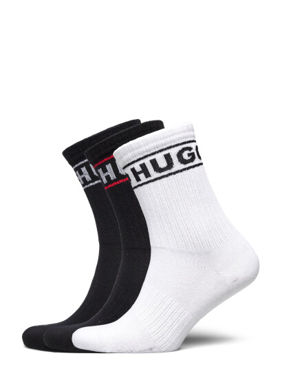 HUGO 3P Qsrib Sporty Cc W - White - 39-42 HUGO 3P Qsrib Sporty Cc W - White - 39-42