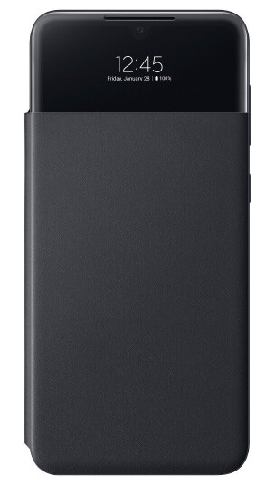 Samsung S View EF-EA336 - Lommebok for mobiltelefon - svart - for Galaxy A33 5G Samsung S View EF-EA336 - Lommebok for mobiltelefon - svart - for Galaxy A33 5G