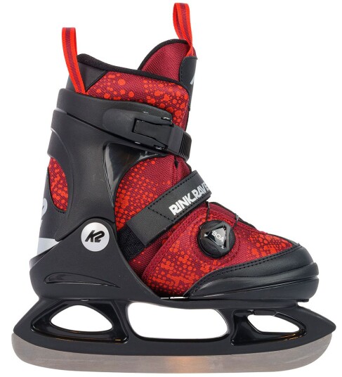 K2 Sports Kids' Rink Raven Ice BOA M Black/Red K2 Sports Kids' Rink Raven Ice BOA M Black/Red