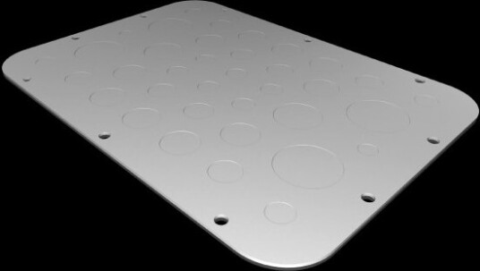 Rittal Ax 2575.100 Rackplate Lysegrå Stål Ip66 301 Mm 221 Mm 2575100