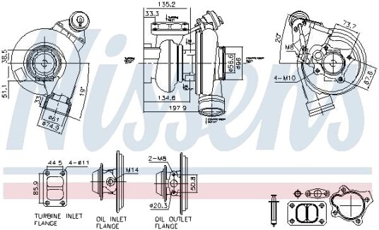 Turbolader NISSENS 93759