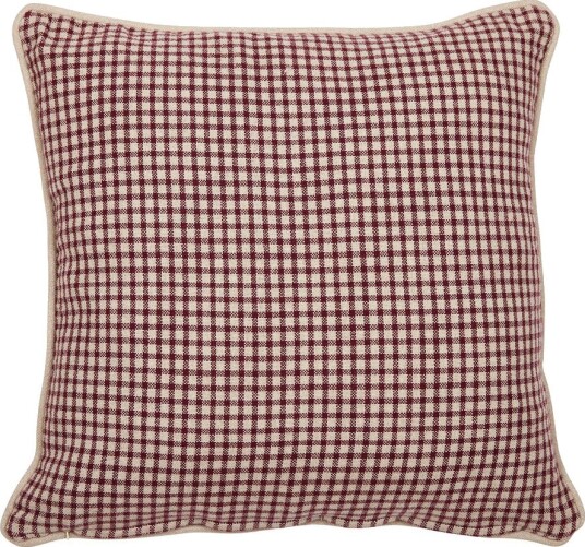 Fondaco - Mette putetrekk 48x48 cm vinrød