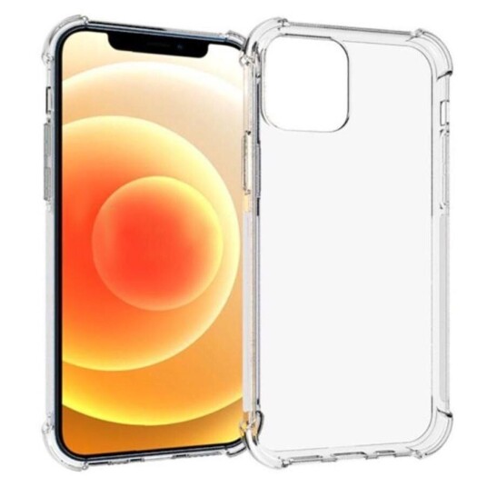 INCOVER iPhone 13 Shock-Proof Fleksibel Plastikk Deksel - Gjennomsiktig