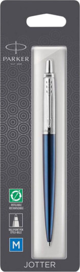 Parker Pen Jotter SS Royal Blå med blått blekk