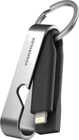 Vonmählen High Six Usb C Usb C Sort Rustfritt Stål Vonmählen High Six Usb C Usb C Sort Rustfritt Stål