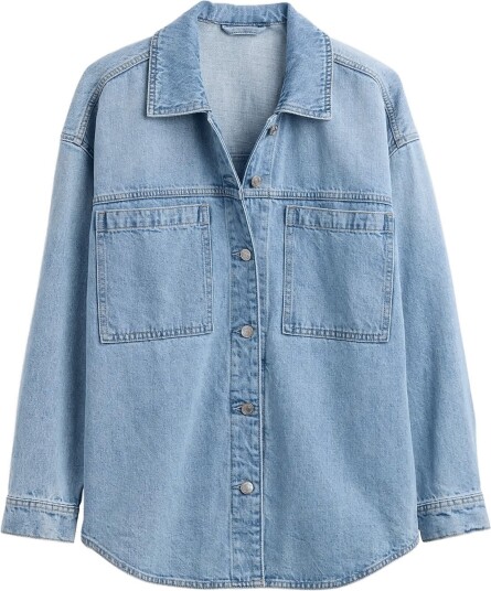 GAP Denim Oversized Shirt Jacket From The Gap Collection Blue S GAP Denim Oversized Shirt Jacket From The Gap Collection Blue S