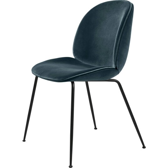 Gubi Beetle Stol Black / Dandy Steel Blue Gubi Beetle Stol Black / Dandy Steel Blue