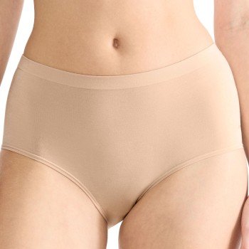 Sloggi Truser 2P GO Sense High Waist Briefs Beige modal Large Dame Sloggi Truser 2P GO Sense High Waist Briefs Beige modal Large Dame