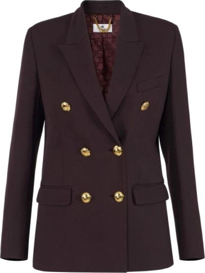 Elisabetta Franchi Dame Jakker Brun M,