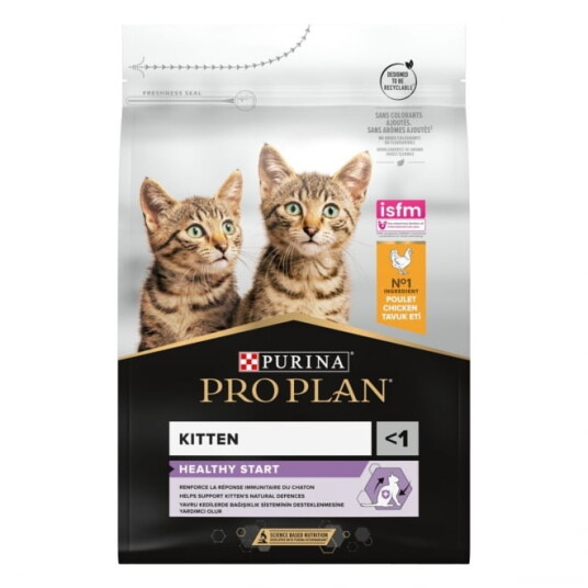 Purina Pro Plan Kattemat Kylling for Kattunger 3 kg med Helsefordeler Purina Pro Plan Kattemat Kylling for Kattunger 3 kg med Helsefordeler