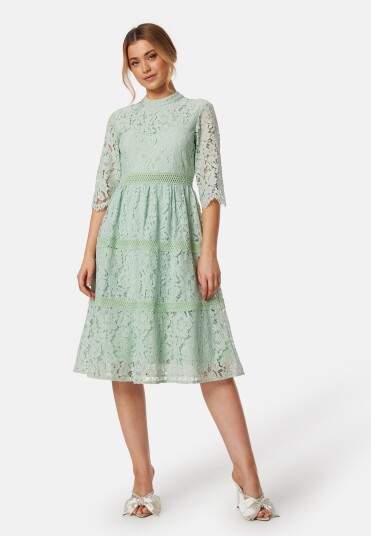 Happy Holly Madison lace dress Light mint 36