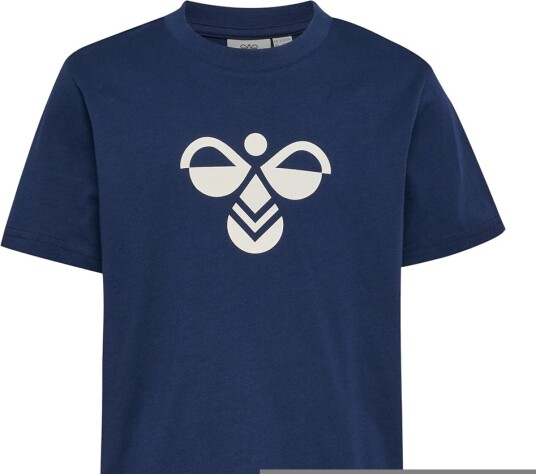 Hummel T skjorte hmlJR REG TUKAS Dress Blues Hummel 9 10 år (134 140) T skjorte Hvit Marineblå
