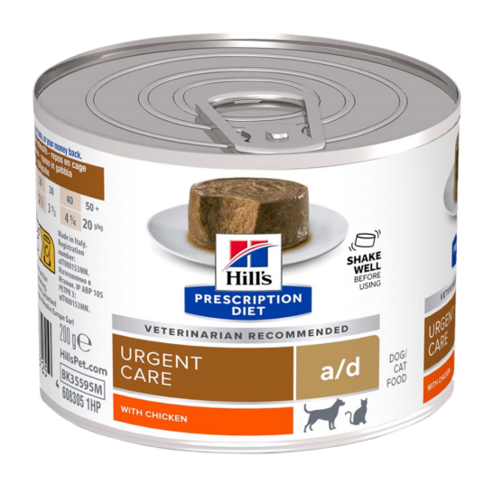 Hill's Prescription Diet a/d Kylling Våtfôr for Hund og Katt - 200g x 24
