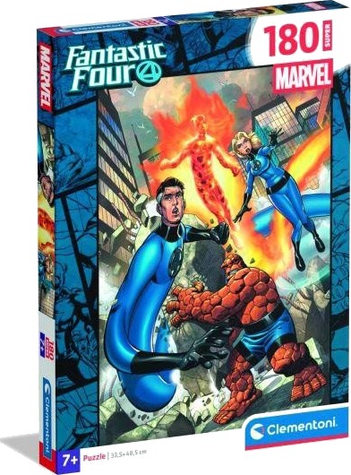 Clementoni Super Puslespill 180 Brikker Marvel Fantastic Four