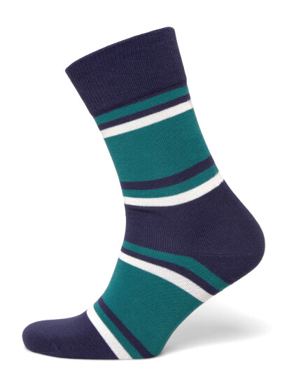 Fred Perry Tennis Stripes Sock Navy 6 8