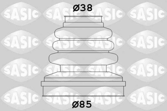 Sasic Mansjett drivaksel SASIC 2873803