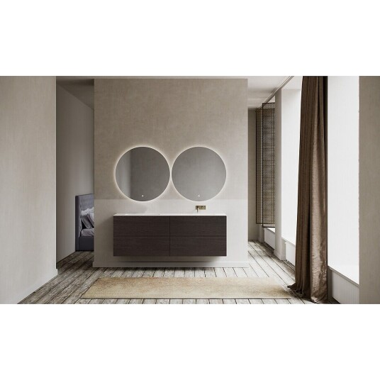 Copenhagen Bath Rungsted Servantskap 160 160x45x54,5 cm med servant Røkt Eik