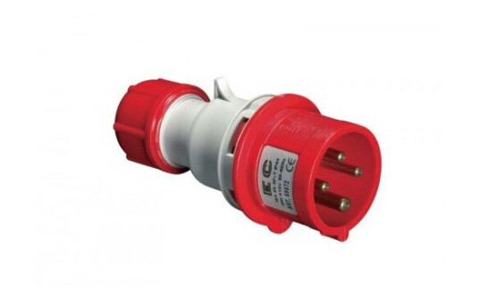EC Støpsel 400V 16A 3P+J IP44 EC Støpsel 400V 16A 3P+J IP44