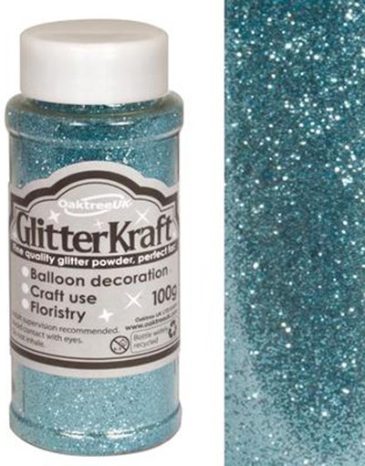 Globos Nordic Lys Blått Hobbyglitter 100 gram