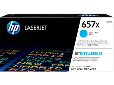 HP Toner 657X Cyan