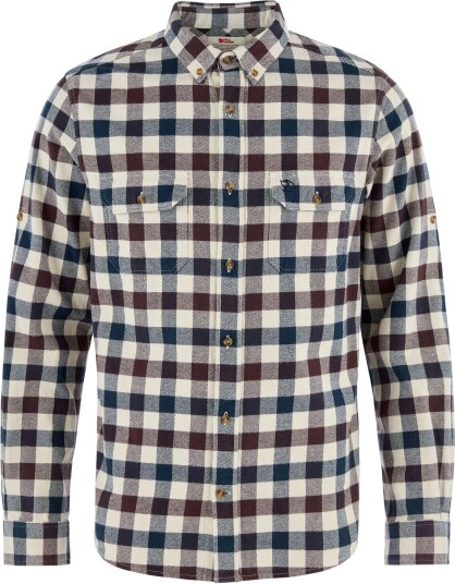 Fjällräven Men"s Skog Shirt Chalk White-black Oak M Fjällräven Men"s Skog Shirt Chalk White-black Oak M