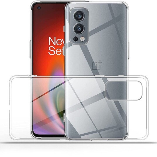 INCOVER OnePlus Nord 2 (5G) Fleksibelt Plast Deksel - Gjennomsiktig